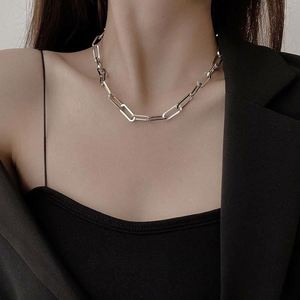 Cadenas de Collar con Clip de Papel Chapadas en Oro de Acero Inoxidable Antideslustre, Joyería de Moda con Zirconia para Mujeres y Hombres - Product Image 6