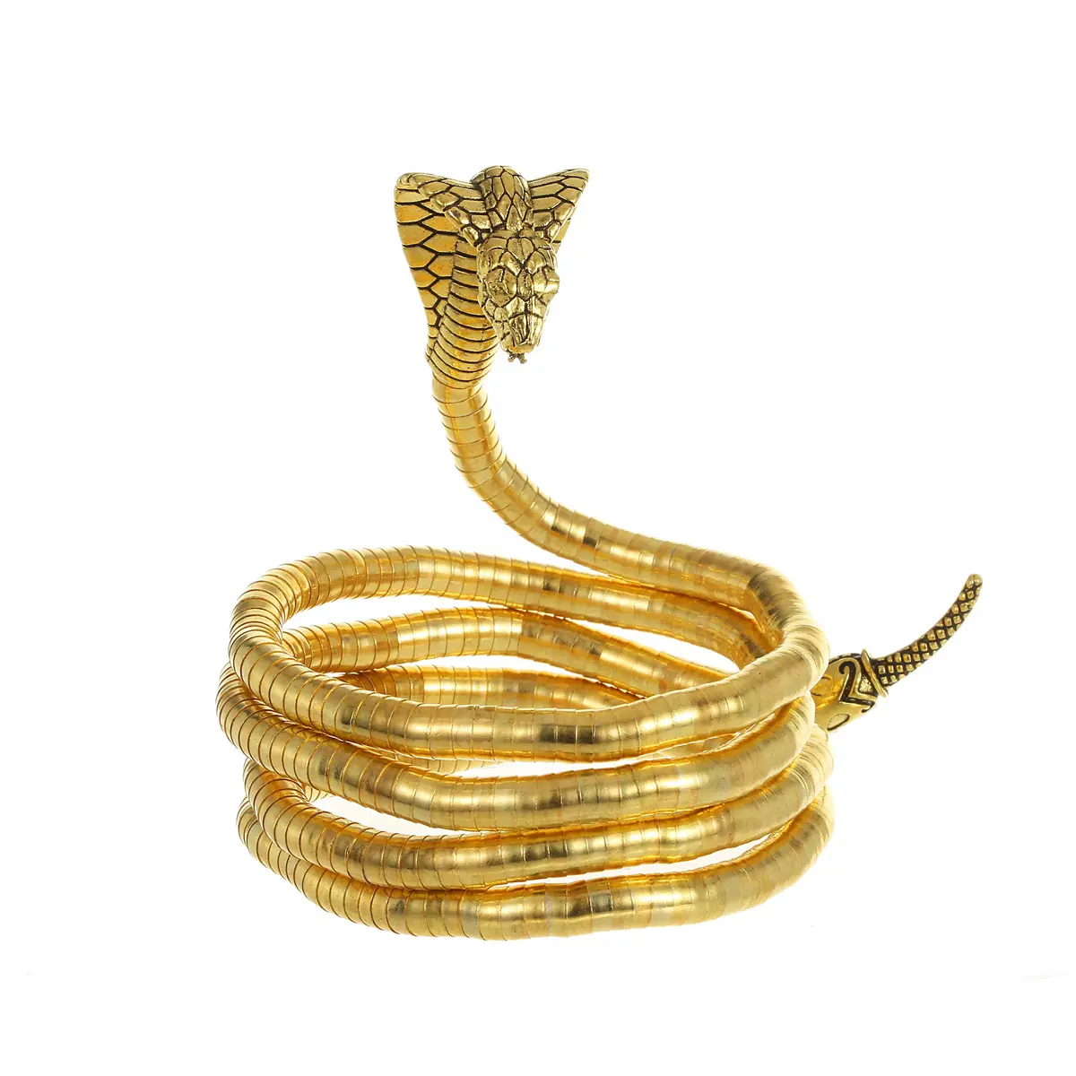 ZQ-49 Women Jewelry Dual Use Wrap Cobra Snake Bracelet Necklace