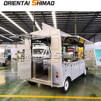 Nouvelle conception rétro de cuisine mobile chinoise combinée, caravane, kiosque alimentaire mobile rapide, camion de nourriture à vendre en Chine