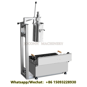 Machine industrielle de production de churros, machine à churros espagnole, machine à garnir, machine à tejeringos avec friteuse - Product Image 4