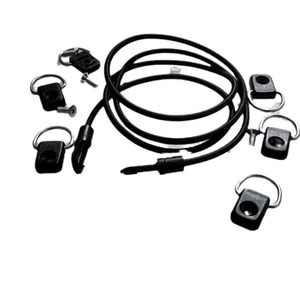 Ensemble de cordes élastiques de 7 mm de diamètre, crochet en acier, latex rond, utilisation en extérieur, longueur de 2 mètres avec 6 anneaux en D, haute élasticité - Product Image 5