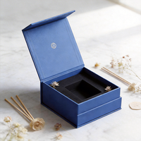 Boîtes en papier d'emballage cadeau avec couvercle magnétique, impression UV de logo sur mesure, de haute qualité, pour huiles essentielles, cosmétiques, parfums, bijoux