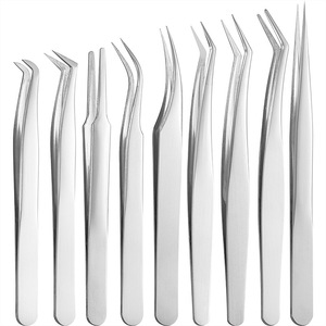 Pinzas de Titanio para Extensión de Pestañas de 3 Días de Duración, Pinzas de Alta Calidad y Seguras, Sin Infecciones ni Alergias, GZ RTS, Pedido Mixto al por Mayor - Product Image 3