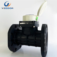 Contador de agua de tipo seco Woltman con rueda de paletas para riego industrial IP65/IP66 OEM DN50-300 Nylon66+fibra de vidrio ISO 4064/MID/OIML