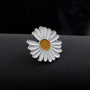 Nuovo margherita e girasole in smalto fiore spille da donna in lega di gioielli spille e ferri da colletto per matrimoni per bambini - Product Image 5