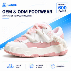 Chaussures pour hommes et femmes printemps-automne, chaussures de sport, chaussures à talon compensé, baskets décontractées polyvalentes à semelle épaisse - Product Image 1
