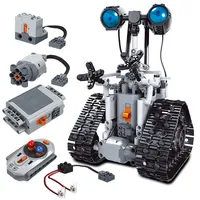 WL7112 Công Nghệ Cao 408 Cái Đồ Chơi Điện Tử Điều Khiển Từ Xa Robot Thông Minh Bộ DIY Giáo Dục Trẻ Em Khối Xây Dựng Robot Gạch