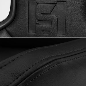 Jiabeir Universel Nouveau Siège de Course Recaro en Cuir PVC Noir avec Coutures Rouges et Double Glissière JBR1093 - Product Image 6