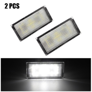 Pour <span class=keywords><strong>BMW</strong></span> série 7 E65 E66 berline 2001-2008 pièces automobiles blanc LED numéro <span class=keywords><strong>plaque</strong></span> d'<span class=keywords><strong>immatriculation</strong></span> lumières nouveau sans erreur feu arrière numéro ampoules - Product Image 1
