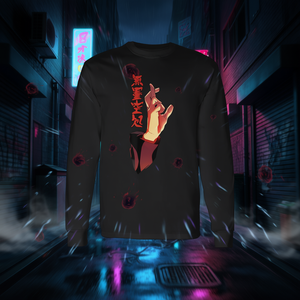 Camiseta de manga larga Void Hand Sign Domain Expansion Gojo - Product Image 3