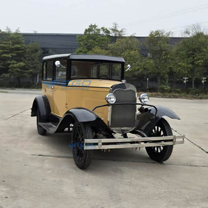 Prix d'usine – Voiturette électrique vintage jaune et noire 5 places, style rétro classique, pour la visite touristique – <span class=keywords><strong>À</strong></span> <span class=keywords><strong>vendre</strong></span> - Product Image 2