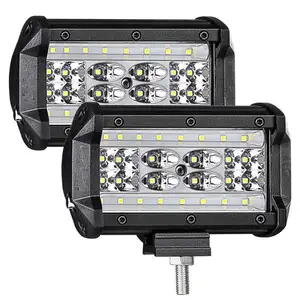 Batang Lampu Led Mobil 60 120 180 240W, Kombo Super Terang 4X4 3 "4" 12 "20 Inci 32 Inci untuk Off Road