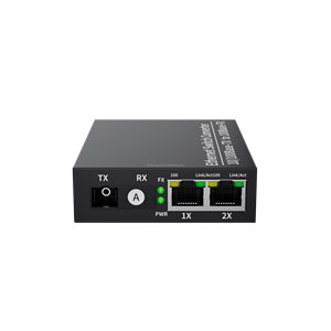 ตัวแปลงสื่อไฟเบอร์ 100Mbps 2FE+1FX 1 พอร์ตไฟเบอร์ 2 พอร์ตอีเธอร์เน็ต RJ45 DC5V 1A แหล่งจ่ายไฟภายนอกสำหรับโครงการเครือข่ายกล้องวงจรปิด - Product Image 4