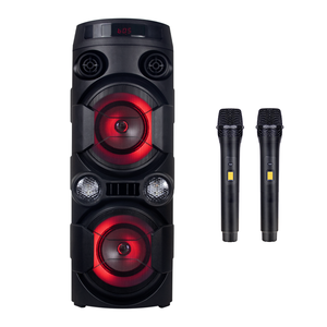 Sistema de <span class=keywords><strong>Sonido</strong></span> Estéreo de Marca <span class=keywords><strong>China</strong></span>, Torre de <span class=keywords><strong>Sonido</strong></span> con Doble Woofer de 6.5 Pulgadas, <span class=keywords><strong>Caja</strong></span> de DJ para Exteriores con 2 Micrófonos Inalámbricos y Altavoz BT - Product Image 4