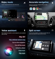 Adaptador Inalámbrico para Auto con Android Auto y Carplay, Mini Caja Carplay, Dongle de Conexión Automática, Caja Inteligente Plug and Play para Autos con Carplay Cableado