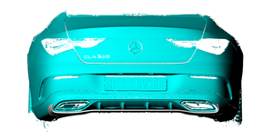 Diffusore Posteriore in Fibra di Carbonio per <span class=keywords><strong>Mercedes</strong></span>-Benz <span class=keywords><strong>CLA</strong></span> C118 CLA250 <span class=keywords><strong>Berlina</strong></span> 2020-2021, Finitura Lucida - Product Image 3