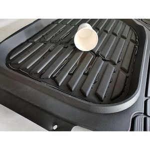 Tapis de sol de voiture universels en PVC <span class=keywords><strong>noir</strong></span> de 2 mm d'épaisseur, ensemble complet de 3 pièces, protection toutes saisons, logo personnalisé, directement de l'usine chinoise - Product Image 6