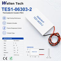 Module de contrôle thermique OEM TEC TES1-06303 15x30x3.4 mm 7.64 V 13.2 W pour stabilisation de la température du générateur de fréquence