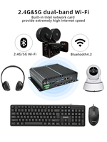 Ordinateur embarqué industriel YCT 12e génération / VGA, boîtier Linux, processeur Core I3 I5 I7 4/6/7/8/10e génération, 2*COM 6*LAN, PC industriel