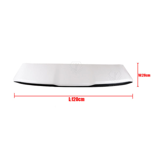สปอยเลอร์ ABS ไม่มีร่องด้านหลังไฟ LED สปอยเลอร์หลังคาท้ายรถสำหรับ Toyota <span class=keywords><strong>Land</strong></span> <span class=keywords><strong>Cruiser</strong></span> <span class=keywords><strong>Prado</strong></span> <span class=keywords><strong>2007</strong></span>ปีกหลัง - Product Image 2