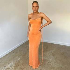 <span class=keywords><strong>Tik</strong></span> <span class=keywords><strong>Tok</strong></span> <span class=keywords><strong>2022</strong></span> Dernière Robe Longue Sexy Fendue Moulante pour Femme de Bureau, Robe Maxi Décontractée Élégante - Product Image 3