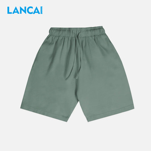 Shorts de sport décontractés pour hommes en nylon/coton avec cordon de serrage, séchage rapide, imperméables, logo personnalisé, poche - Product Image 1