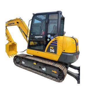 Miniexcavadora Usada Komastu PC56, Excavadora Pequeña de Segunda Mano Komatsu PC35 PC55 PC56 PC60 PC78, Mayor Proveedor en Shanghái - Product Image 1
