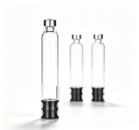 Cartouche d'insuline 3 ml compatible avec les stylos injecteurs d'insuline, paroi intérieure lisse pour liquide de 3 ml, outil diabétique portable de voyage