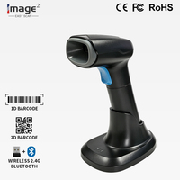Escáner de Códigos de Barras 1D 2D QR de Alta Velocidad, Base Inteligente, Lector USB Inalámbrico 2D, Lectura Rápida, Tamaño A4, para Farmacias y Comercios Minoristas, en Stock