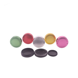 CNC Aluminum Snus Can Airtight Storage Tin <b>Round</b> Container for Herb Use Food Grade Metal <b>Box</b> Multi Color Options - Product Image 1