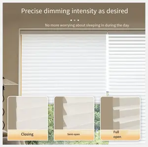 Wholesale Modern Blakout Zebra Roller Window Blinds Solar Shades Shutters Curtains For Living Room Home Use