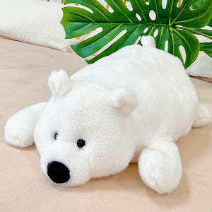 Oso de Peluche Navideño Suave, Muñeco de Oso Polar para Abrazar, Almohada de Peluche para Dormir, Regalo para Niñas - Product Image 2