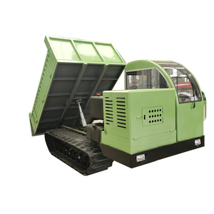 Dumper sur chenilles 5t avec châssis en acier, moteur Yunnei, engrenages à haut rendement pour l'Indonésie - Product Image 4