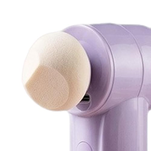 Outil de beauté électrique vibrant 3D rechargeable pour usage humide et sec, applicateur de fond de teint et de poudre en plastique - Product Image 2