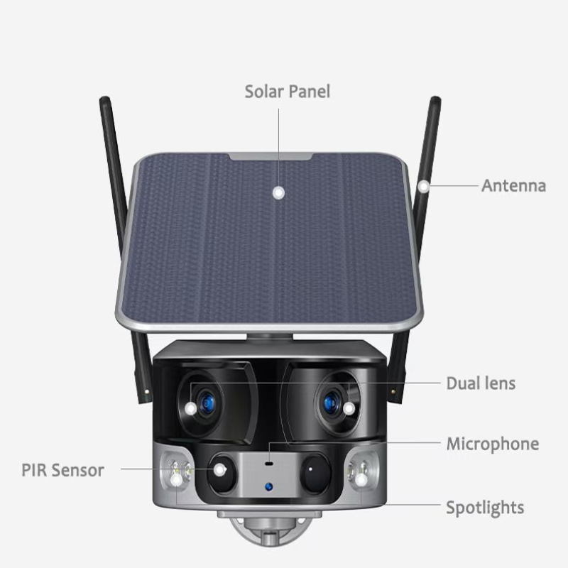 NiView WIFI 4G Sim-карта 8MP WIFI камера на солнечной батарее уличная Беспроводная камера CCTV