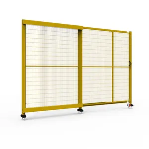 Factory Fence Industrial And Warehouse Fence Gates Single Open Suspended Fence Door