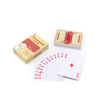 Boîte d'affichage de cartes à jouer de poker avec logo personnalisé de casino en plastique de cadeau promotionnel en plastique d'épaisseur de 0.32mm