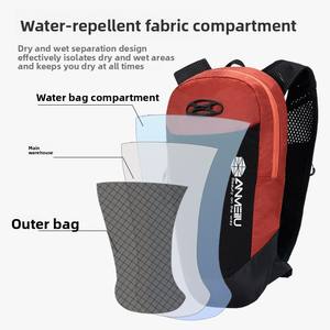 Sac à dos de voyage décontracté léger, cyclisme, vélo de route, VTT, tout-terrain, vélo aquatique, sport, fermeture éclair d'hydratation - Product Image 3