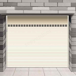 <span class=keywords><strong>Porte</strong></span> <span class=keywords><strong>de</strong></span> <span class=keywords><strong>garage</strong></span> industrielle pliante verticale automatique <span class=keywords><strong>de</strong></span> couleur marron Seeyesdoor pour la maison - Product Image 4