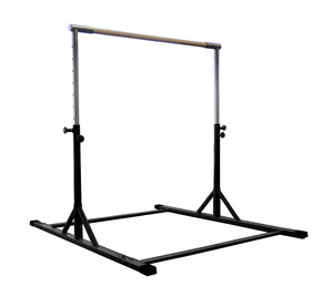 Barre horizontale de <span class=keywords><strong>gymnastique</strong></span> réglable en hauteur pour entraînement à domicile, équipement de gym pour enfants et filles avec tapis - Product Image 2