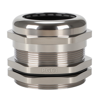 Presse-étoupe étanche en laiton et acier inoxydable M12 M20, presse-étoupe de type PG