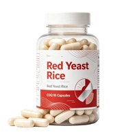 Suplemento de Arroz de Levadura Roja con CoQ10 de Marca Privada OEM, Cápsulas de Arroz de Levadura Roja, Niveles Saludables y Apoyo para la Salud del Corazón