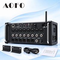 Console de mixage audio numérique XR16, mixeur portable 16 canaux avec fonction d'enregistrement stéréo intégrée Wi-Fi et USB