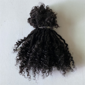 Cheveux Naturel Locks Naturels 100% mèches humaines vente en gros Belle <span class=keywords><strong>Curly</strong></span> Locs Extensions Dreadlocks flexibles - Product Image 6