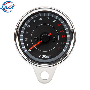 Accessoires en gros rétro modifié mécanique 13000 tachymètre compteur Chrome compteur de vitesse <span class=keywords><strong>moto</strong></span> universel 12V pièces - Product Image 1
