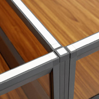 Vente d'usine en gros cloison de 2 4 6 sièges installation facile cabine du personnel table de bureau cubique poste de travail de bureau modulaire