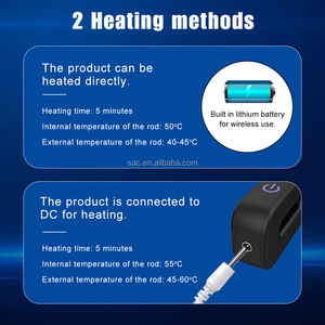 SacKnove Nuovo Arrivo all'Ingrosso Masturbatore Intelligente USB per Adulti con Termostato, Bambola Anale con Asta Riscaldante Elettrica per Giocattoli Sessuali Maschili - Product Image 5
