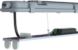 4FT d'urgence Double Tube Batten luminaire <span class=keywords><strong>LED</strong></span> Tri-preuve luminaire linéaire pour l'éclairage <span class=keywords><strong>de</strong></span> couloir CE SAA personnaliser l'éclairage - Product Image 4