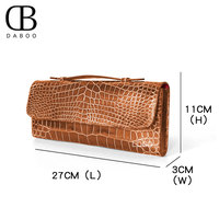 Importation Crocodile du nil brillant en cuir véritable femme sacs de créateurs logo personnalisé léger sac de soirée de luxe