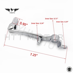 YHMOTO Foot Brake Pedal Lever Pegs for Suzuki GSXR1000 GSX-R 600 750 1000 - Product Image 2